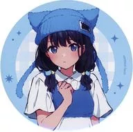 [新品] 宝多六花 描き下ろし 100mm缶バッジ 猫の着ぐるみver. 「グリッドマン ユニバース」