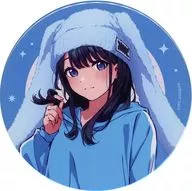 [新品] 宝多六花 描き下ろし 100mm缶バッジ うさぎの着ぐるみver. 「グリッドマン ユニバース」