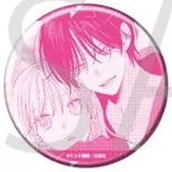 春野嵐子＆天峰栢(ピンク) 「春の嵐とモンスター 缶バッジ 01」