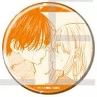 春野嵐子＆天峰栢(オレンジ) 「春の嵐とモンスター 缶バッジ 01」