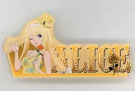 アリス ～MAGIC SHOWTIME～ ネームアクリルバッジ 「ソードアート・オンライン」