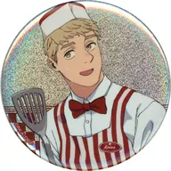 ライオス・トーデン(上半身) 缶バッジ 「ダンジョン飯 描き下ろし アメリカンダイナーver. 当たり付き一撃コレクション 75mmホログラム缶バッジ」