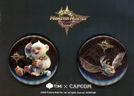 オトモメドリー＆オトモルタコン 缶バッジ2個セット 「モンスターハンターアウトランダーズ」 東京ゲームショウ2025 試遊特典