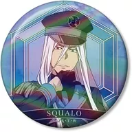 [新品] スペルビ・スクアーロ(10年後) 描き下ろし 75mmオーロラ缶バッジ ブラックミリタリーver. 「家庭教師ヒットマンREBORN!」