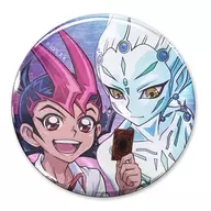九十九遊馬＆アストラル 描き下ろし 65mm缶バッジ オフモードの決闘者Ver. 「遊☆戯☆王ZEXAL」