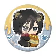 ミカサ・アッカーマン ぬいぴ～すふれんず はらぺこくま 缶バッジ 「進撃の巨人」