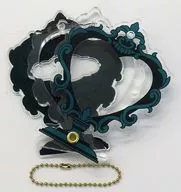 ターコイズ anfancy＋ 缶バッジアクリルフレーム ゴシックハートミラー