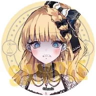 佐伯ミリア グリッター缶バッジ 「魔法少女ノ魔女裁判」