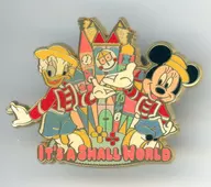 ミニー＆デイジー(イッツ・ア・スモールワールド) ピンバッジ 「ディズニー」 東京ディズニーリゾート限定