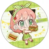 アーニャ・フォージャー(サンドイッチ) 「SPY×FAMILY トレーディング缶バッジ/食べ物 描き起こし」