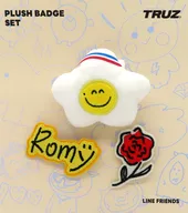 ROMY(ジフン) ぬいぐるみバッジセット(3個入り) 「TRUZ」