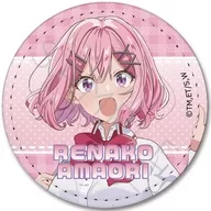 A.甘織れな子 レザーバッジ(丸形) 「わたしが恋人になれるわけないじゃん、ムリムリ!(※ムリじゃなかった!?)」