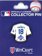 山本由伸#18(ロサンゼルス・ドジャース) WinCraft ドジャース ワールドシリーズ2025優勝ネームアンドナンバー ピンズ