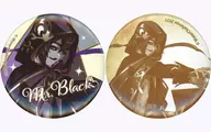 ミスターブラック 缶バッジ2個セット 「ドリーミーくじ ウォーターチャレンジ」 D賞