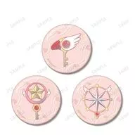 鍵モチーフ 缶バッジ3個セット 「カードキャプターさくら クリアカード編」