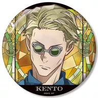 七海建人 Aure Glass 100mm缶バッジ 「TVアニメ 呪術廻戦」