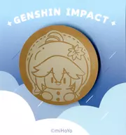 楓原万葉 雨中嬉楽シリーズ 鏡面バッジ 「原神」