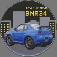 SKYLINE GT-R (BNR34) イラスト 缶バッジ 「NISSAN 8Bitシリーズ」