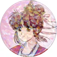 夕城美朱(顔アップ) 缶バッジ 「ふしぎ遊戯 描き下ろし 朱雀の歩みver. 当たり付き一撃コレクション 75mmホログラム缶バッジ」