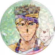 軫宿(顔アップ) 缶バッジ 「ふしぎ遊戯 描き下ろし 朱雀の歩みver. 当たり付き一撃コレクション 75mmホログラム缶バッジ」