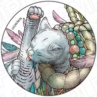 猫腹村 カンバッジ 「ニャイト・オブ・ザ・リビングキャット」