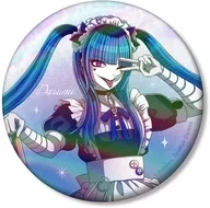 [新品] 飴宮怠美 描き下ろし 75mmオーロラ缶バッジ メイドver. 「HUNDRED LINE -最終防衛学園-」