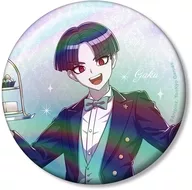 [新品] 丸子楽 描き下ろし 75mmオーロラ缶バッジ 執事ver. 「HUNDRED LINE -最終防衛学園-」