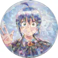 鈴木入間(ホログラム/顔アップ) 缶バッジ 「アニメ 魔入りました!入間くん 描き下ろし ブラックコーデver. Ani-Art aqua label＆BLACK LABEL 一撃コレクション 75mm缶バッジ」