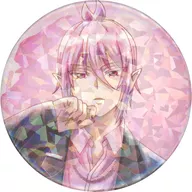 アスモデウス・アリス(ホログラム/顔アップ) 缶バッジ 「アニメ 魔入りました!入間くん 描き下ろし ブラックコーデver. Ani-Art aqua label＆BLACK LABEL 一撃コレクション 75mm缶バッジ」