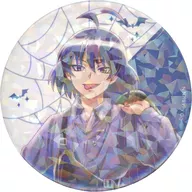 悪入間(ホログラム/上半身) 缶バッジ 「アニメ 魔入りました!入間くん 描き下ろし ブラックコーデver. Ani-Art aqua label＆BLACK LABEL 一撃コレクション 75mm缶バッジ」