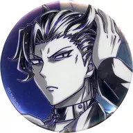 ナベリウス・カルエゴ(メタリック/顔アップ) 缶バッジ 「アニメ 魔入りました!入間くん 描き下ろし ブラックコーデver. Ani-Art aqua label＆BLACK LABEL 一撃コレクション 75mm缶バッジ」