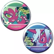 スキャンティ＆ニーソックス メタリック缶バッジ2個セット 「New PANTY ＆ STOCKING with GARTERBELT」