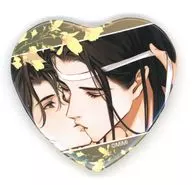 藍忘機(浴室/縁グリーン) 「大河幻想ラジオドラマ 魔道祖師 描き下ろしハート缶バッジコレクション【愛恋万象ver.】」 アニメイトガールズフェスティバル2025グッズ