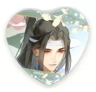 藍忘機(船上/縁グリーン) 「大河幻想ラジオドラマ 魔道祖師 描き下ろしハート缶バッジコレクション【愛恋万象ver.】」 アニメイトガールズフェスティバル2025グッズ