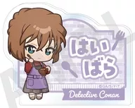 灰原哀 「名探偵コナン トレーディングお名前バッジ ミニキャラキッチンver.」
