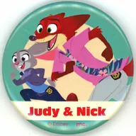 ジュディ＆ニック 「ズートピア2 ブラインド缶バッジ 2Dアートシリーズ」