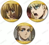 アルミン・アルレルト 場面写グリッター缶バッジ3個セット 「TVアニメ 進撃の巨人」