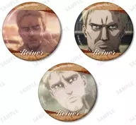 ライナー・ブラウン 場面写グリッター缶バッジ3個セット 「TVアニメ 進撃の巨人」