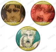 ジーク・イェーガー 場面写グリッター缶バッジ3個セット 「TVアニメ 進撃の巨人」