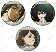 ピーク・フィンガー 場面写グリッター缶バッジ3個セット 「TVアニメ 進撃の巨人」