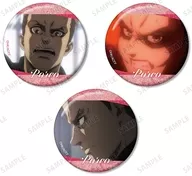 ポルコ・ガリアード 場面写グリッター缶バッジ3個セット 「TVアニメ 進撃の巨人」