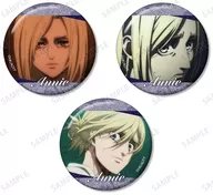 アニ・レオンハート 場面写グリッター缶バッジ3個セット 「TVアニメ 進撃の巨人」
