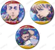 エレン＆アルミン 場面写ホログラム缶バッジ3個セット 「TVアニメ 進撃の巨人」
