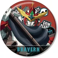 ブレイバーン 描き下ろし 死神ver. 100mm缶バッジ 「オリジナルTVアニメ 勇気爆発バーンブレイバーン」