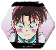 C.峰さやか 六角形缶バッジ 「TVアニメ 真・侍伝YAIBA」