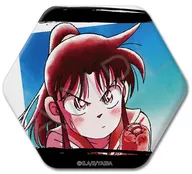 D.峰さやか2 六角形缶バッジ 「TVアニメ 真・侍伝YAIBA」