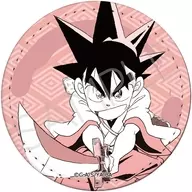 A.鉄刃 レザーバッジ(丸形) 「TVアニメ 真・侍伝YAIBA」