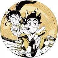 J.刃＆庄之介 レザーバッジ(丸形) 「TVアニメ 真・侍伝YAIBA」