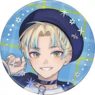 緋八マナ(背景単色) 「バーチャルYouTuber にじさんじ Twinkle Gifts ～ウィンターデート2025～ ランダム箔押し缶バッジ Aグループ」