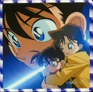 工藤新一＆江戸川コナン＆毛利蘭(バックハグ) 「名探偵コナン トレーディングメモリアル缶バッジ TVアニメOP＆EDver. vol.1」